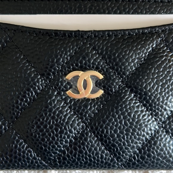 Chanel Card Case Black Caviar REV - Picture 4 of 12